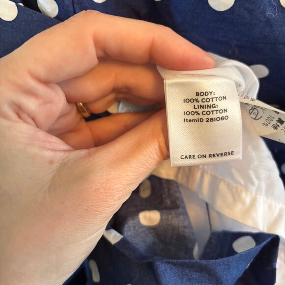 L.L. Bean Signatures Polka Dot Dress - Picture 6 of 6